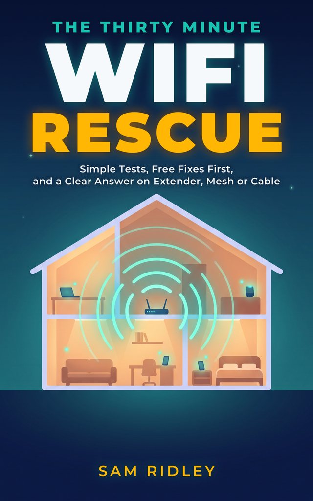 Cover of The Thirty Minute WiFi Rescue by Sam Ridley